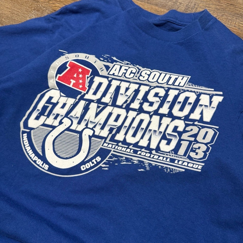 2013 NFL Colts Division Champs T shirt - Picture 2 of 4